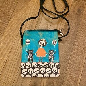 NWOT Frida Day of the Dead Crossbody Bag